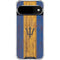 Barbados Flag Dark Wood Google Pixel 10 Clear Case